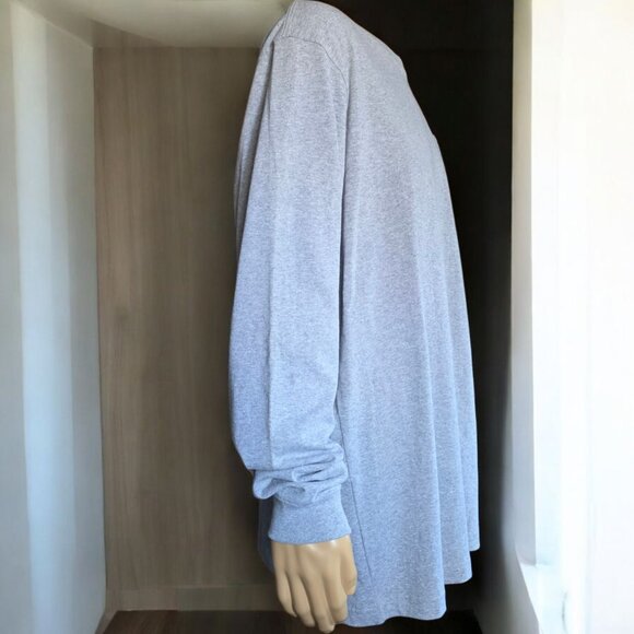 NWOT CARHARTT ( LG TALL ) Heather Grey Loose Fit Midweight L/S Pocket T-Shirt - Picture 5 of 7